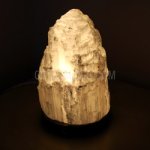 Selenite Skyscraper Crystal Lamp