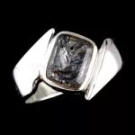 Super Seven Ring Small Rectangle in Silver