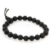 Onyx Black Power Bead Bracelet