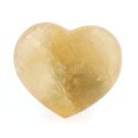 Honey Calcite Crystal Heart