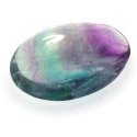 Rainbow Fluorite Thumb Stone