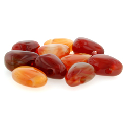 Carnelian Drilled Tumble Stone