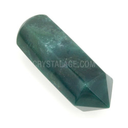 Moss Agate Crystal Massage Wand