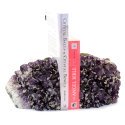 25cm Amethyst Cluster Bookends