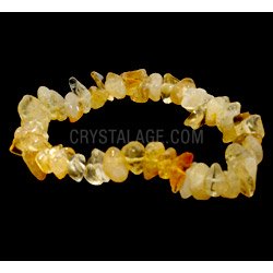 Citrine Gemstone Chip Bracelet