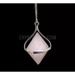 Rose Quartz Double Ended Pendulum