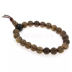 Smoky Quartz Power Bead Bracelet