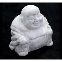 Howlite Carved Sitting Buddha Statue