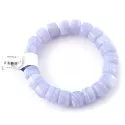 Blue Lace Agate Cylinder Bracelet