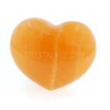 Orange Calcite Crystal Heart