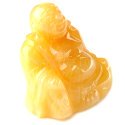 Orange Calcite Crystal Sitting Buddha Statue