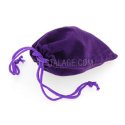 Purple Suede Gift Pouch