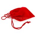 Red Suede Gift Pouch