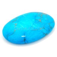 Blue Howlite Crystal Palm Stone