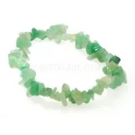 Green Aventurine Gemstone Chip Bracelet