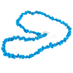 Blue Howlite Crystal Necklace