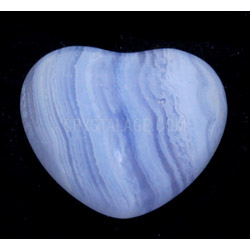 Blue Lace Agate Mini Crystal Heart