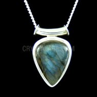 Labradorite Crystal One Off Pendant