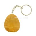 Mookaite Crystal Disc Fob Key Ring