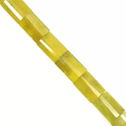 Lemon Jade Beads Facet Rectangle