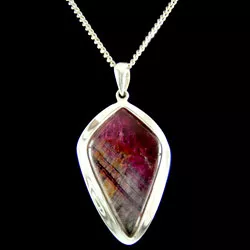 39mm Watermelon Tourmaline Pendant