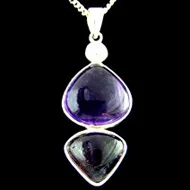Double Amethyst Jewellery Pendant Double Amethyst Jewellery Pendant