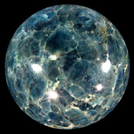 Blue Apatite Crystal Ball