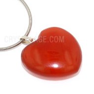 Carnelian Heart Pendant