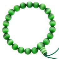 Green Cats Eye Bracelet
