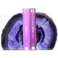 Purple Agate Bookends Purple Agate Bookends