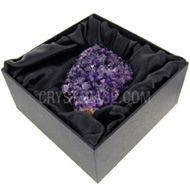 Amethyst Crystal Cluster Gift Box