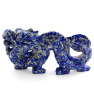 Lapis Lazuli Dragon Carving