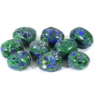 Lapis Lazuli and Malachite Tumble Stones