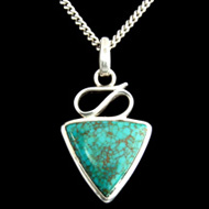 Turquoise Pendant Valentines Gift