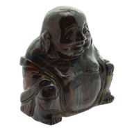 Tiger Iron Buddha Crystal Carving