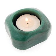 Aventurine Tea Light Holder