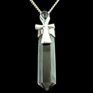 Amethyst and Quartz Point Pendant