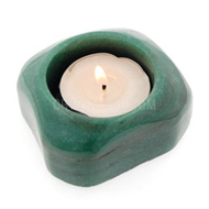 Aventurine Tea Light Holder