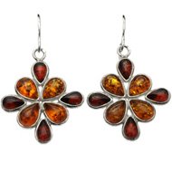 Amber Drop Earrings