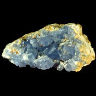 Blue Sky Fluorite Crystal 75mm