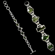 Moldavite Crystal Bracelet