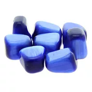 Blue Cats Eye Tumble Stones