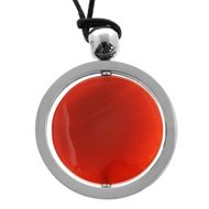 Swivel Carnelian Crystal Pendant