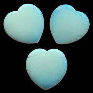 Opalite Heart Crystal Beads