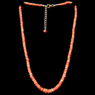 Rhodochrosite Bead Necklace