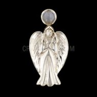 Arch Angel Silver And Moonstone Pendant