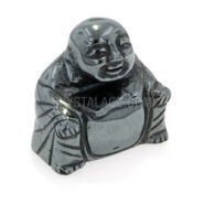 Hematite Carved Sitting Buddha