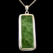 Jade & Silver Pendant