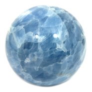 Blue Calcite Crystal Sphere