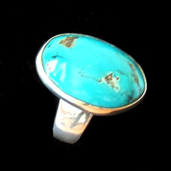 Turquoise & Silver Ring